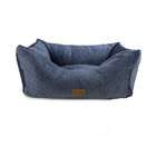 Leeby Cuna Impermeable y Desenfundable Azul Marino para perros, , large image number null